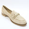 Womens OFFICE Fountain Snaffle Trim Loafers Beige UK Size 9