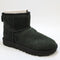 Womens UGG Classic Mini II Boots Black Suede UK Size 3