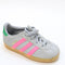 Kids adidas Gazelle 2 Infant Trainers Halo Silver Pink Green UK Size 6infant
