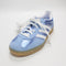 adidas Gazelle Indoor Trainers Bliss Blue White Metallic UK Size 5