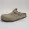 Mens BIRKENSTOCK Boston Clogs Faded Khaki Suede UK Size 7 EU40