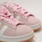 Kids adidas Campus Trainers Clear Pink White Gum UK Size 12 youth