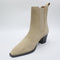 Womens OFFICE Aries Western Chelsea Ankle Boots Beige Suede UK Size 4