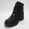 Womens Timberland Lyonsdale Boots Black Nubuck Patent UK Size 5