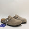 Womens BIRKENSTOCK Boston Clogs Taupe Rivet UK Size 5.5 EU39