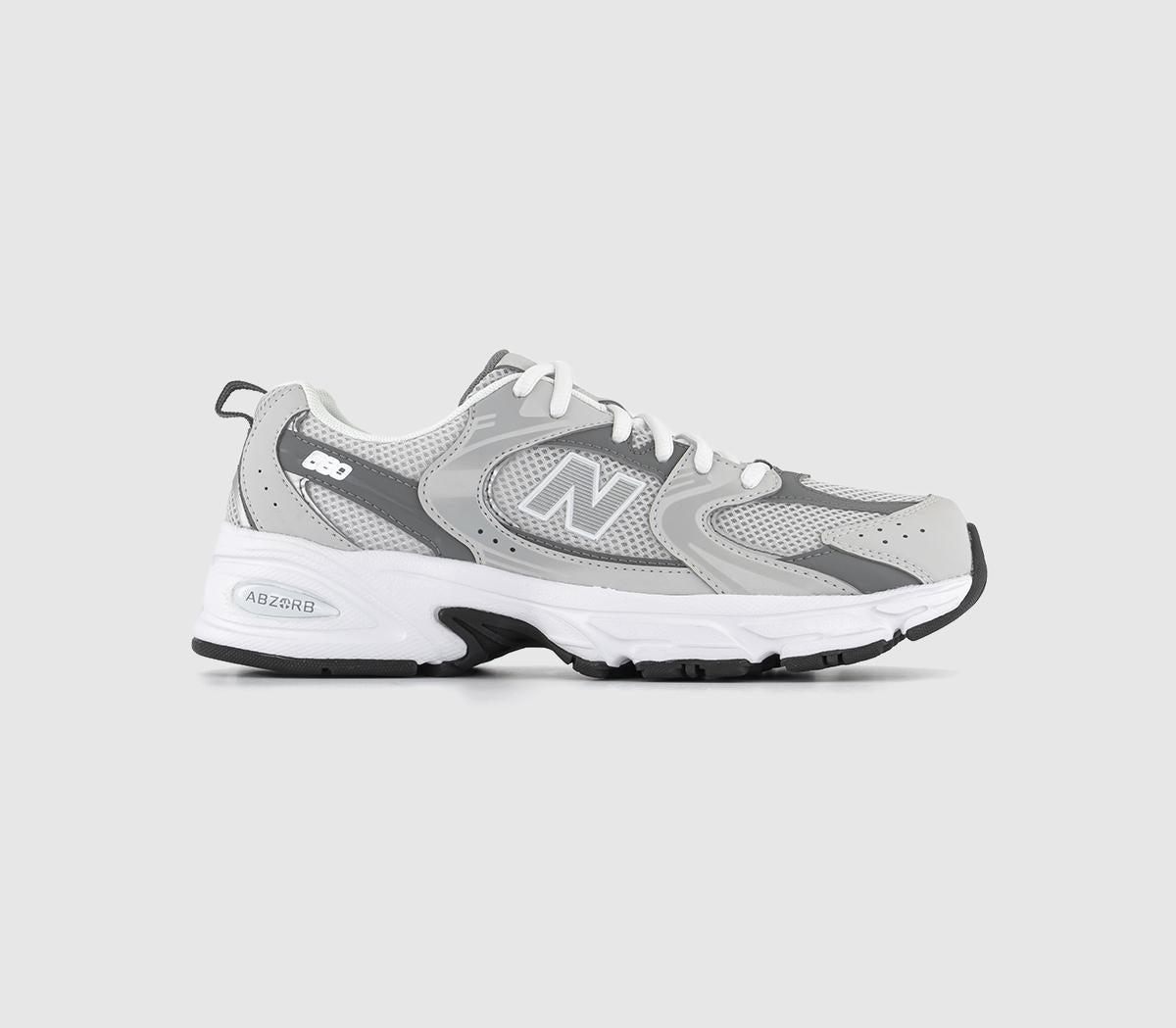 Kids New Balance 530 Gs Grey Matter Trainers UK Size 5