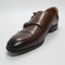 Mens OFFICE Michal Double Strap Monk Shoes Brown Leather UK Size 8