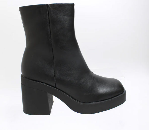 Womens OFFICE Archie Platform Ankle Boots Black