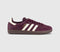 adidas Samba OG Trainers Snake Print Maroon Cream White Gold Metallic UK Size 4.5