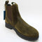 Mens Barbour Turnbull Chelsea Boots Oiled Olive Suede UK Size 7