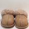 Womens UGG Scuffette II Metal Logo Slippers Mushroom UK Size 4