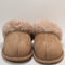 Womens UGG Scuffette II Metal Logo Slippers Mushroom UK Size 4