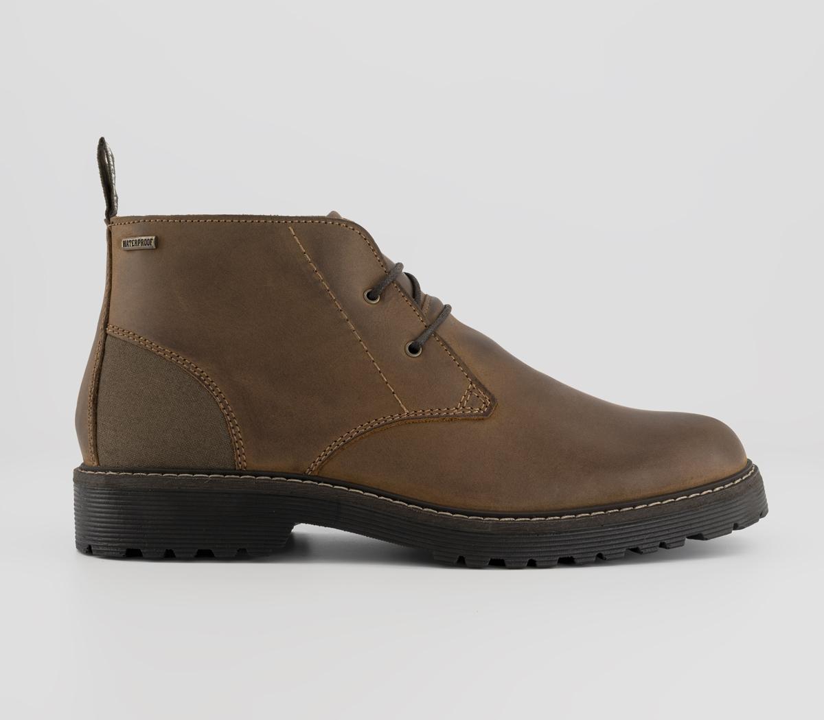 Mens Barbour Maxwell Chukka Boots Teak UK Size 10