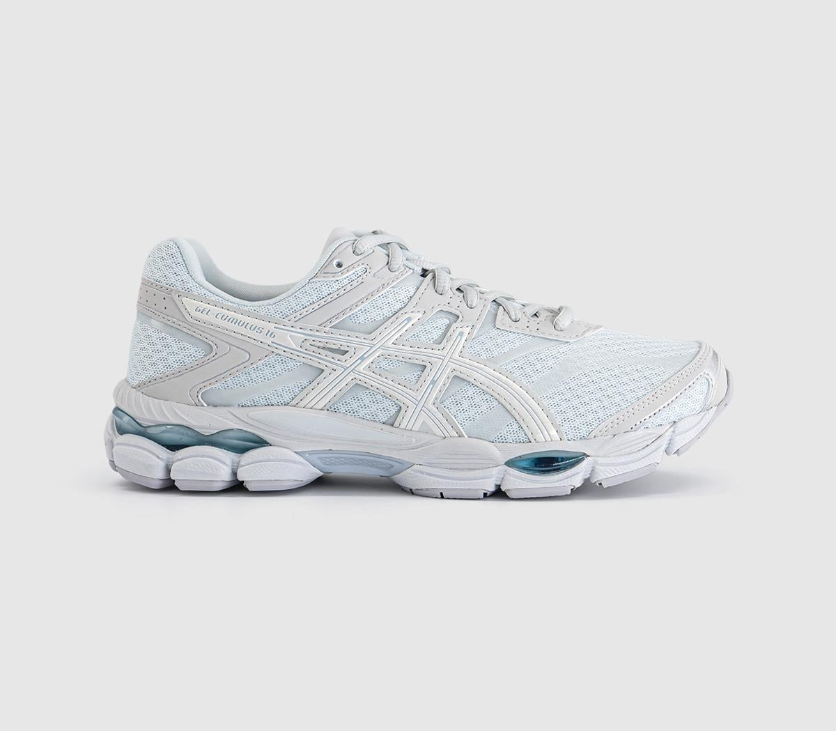 ASICS Gel-cumulus 16 Trainers Airy Blue Glacier Grey UK Size 5