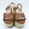 Womens Office Helike W Espadrille Wedge Sandals Tan
