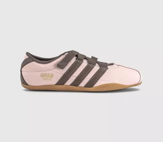 adidas Tokyo Mary Janes Trainers Sandy Pink Earth Strata Gold Metallic UK Size 6