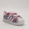 Kids adidas Liberty London Superstar Infant Trainers Clear Pink White Light Pink Liberty London UK Size 8infant