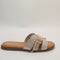 Womens TOMS Sol Champagne Shimmer UK Size 5