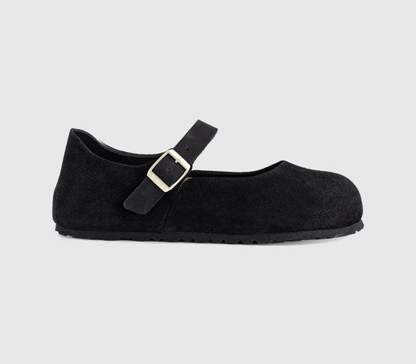 Womens BIRKENSTOCK Mantova Mary Janes Black Suede UK Size 5.5 EU39