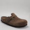 Womens BIRKENSTOCK Boston Soft Footbed Clogs Dark Tea Tfb UK Size 5 EU38