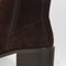 Womens OFFICE Arrow Covered Gusset Ankle Boots Brown Suede UK Size 5