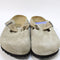 Womens BIRKENSTOCK Boston Clogs Braided Taupe UK Size 5.5 EU39