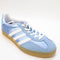 adidas Gazelle Indoor Trainers Bliss Blue White Metallic UK Size 6