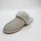 Womens UGG Scuffette II Metal Logo Slippers Seal Grey UK Size 6