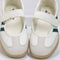 adidas Samba Jane Ballet Trainers Offwhite Collegiate Green Gold Metallic UK Size 7.5
