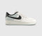 Nike Air Force 1 07 Trainers Phantom Black Light Silver Light Bone UK Size 8