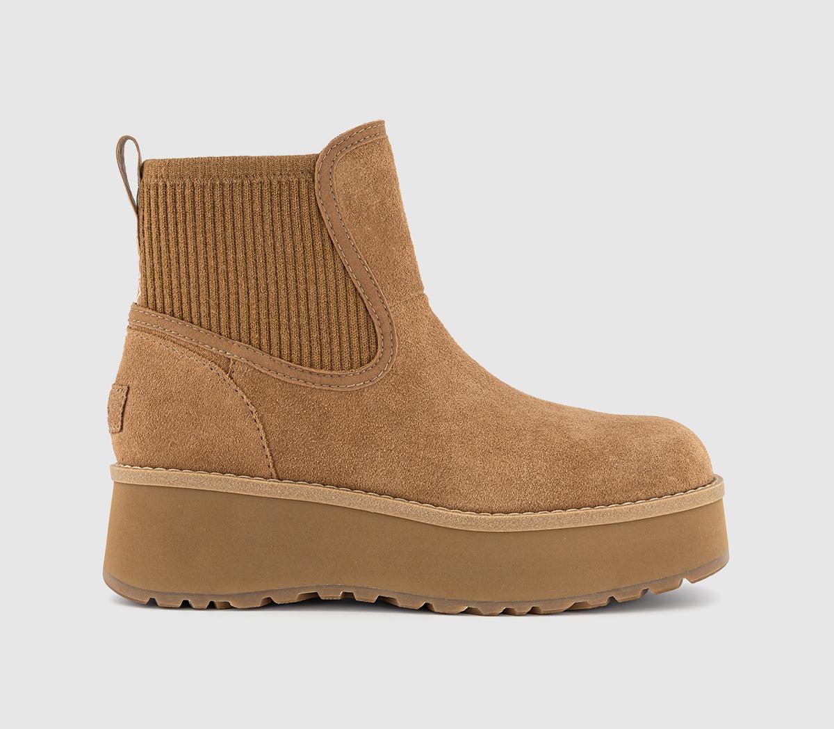 Womens UGG Cityfunc Chelsea Boots Chestnut UK Size 8