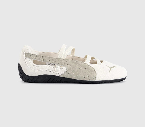 PUMA Speedcat Ballet Pumps Alpine Snow Puma Black UK Size 6.5