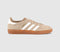 adidas Gazelle Indoor Trainers Magic Beige White White Gum UK Size 8