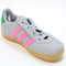 Kids adidas Gazelle 2 Infant Trainers Halo Silver Pink Green UK Size 8infant