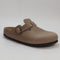 Womens BIRKENSTOCK Boston Clogs Tobacco Brown UK Size 5 EU38