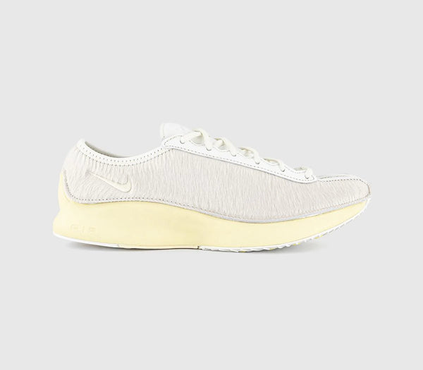 Odd sizes - Nike Air Superfly Trainers Sail Muslin Soft Yellow UK Sizes Right 6/Left 5.5