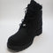 Womens Timberland Lyonsdale Boots Black Nubuck Patent UK Size 8
