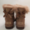 Womens UGG Mini Bailey Bow Boots Rocky Oak UK Size 8