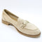 Womens OFFICE Fountain Snaffle Trim Loafers Beige UK Size 7