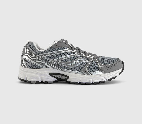 Saucony Ride Millenium Trainers Grey Grey Silver UK Size 6