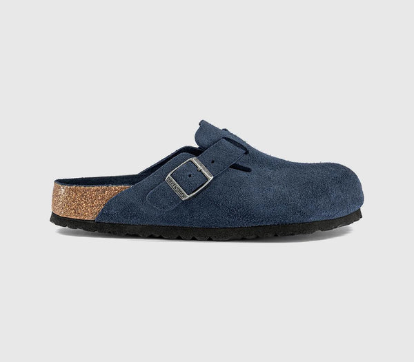 Womens BIRKENSTOCK Boston Clog Navy Tfb UK Size 7 EU40