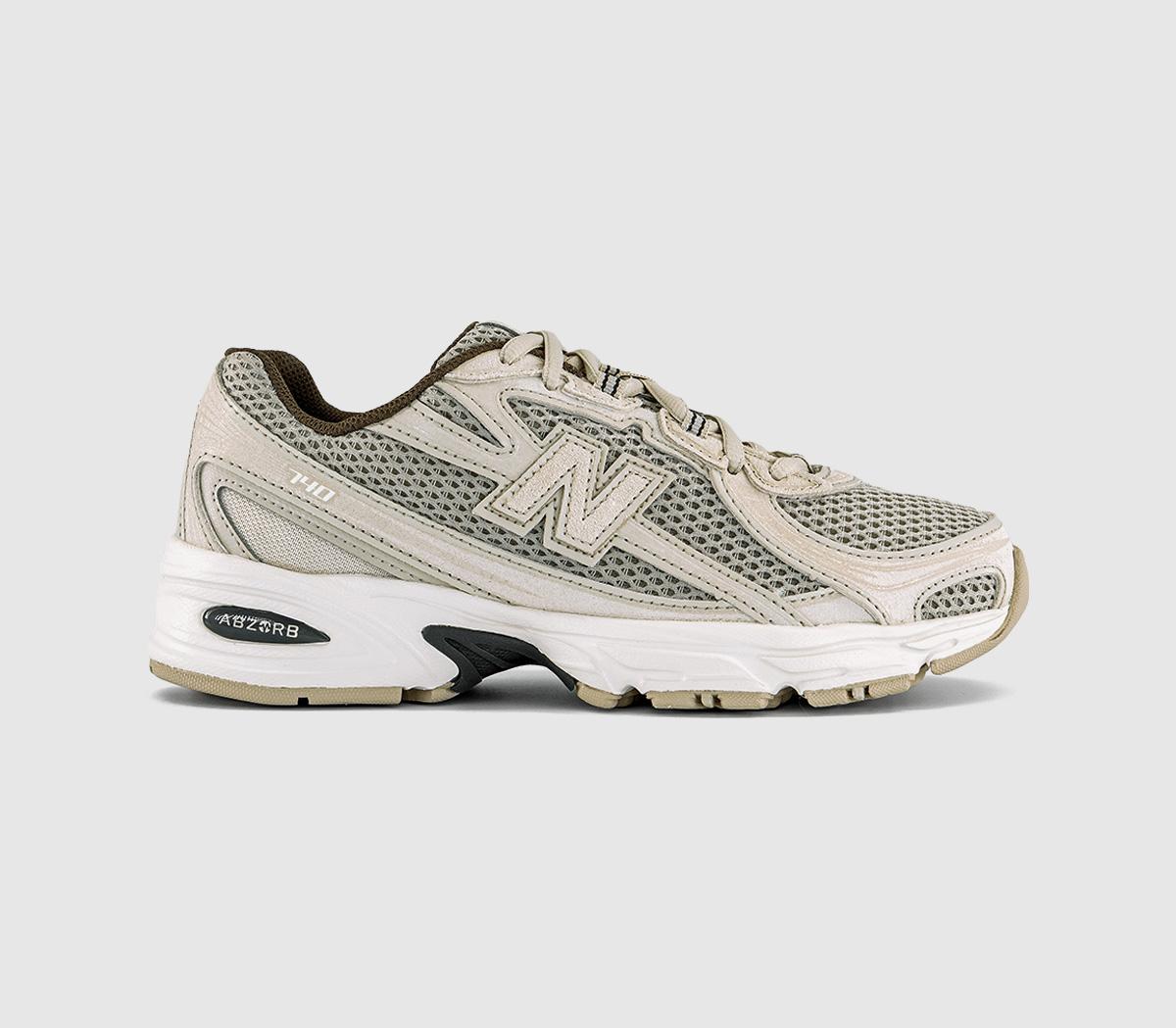 New Balance 740 V2 Trainers Sea Salt Brown White UK Size 6