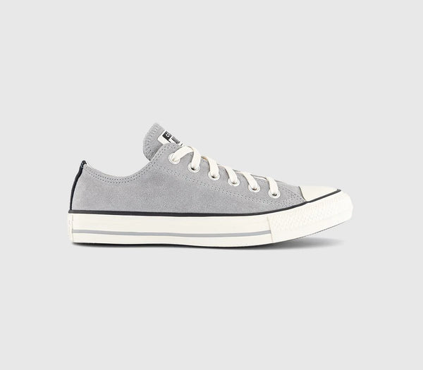 Converse All Star Low Trainers Grey Total Eclipse Egret UK Size 5.5