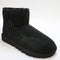 Womens UGG Classic Mini II Boots Black Suede UK Size 3