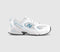 Odd sizes - Kids New Balance 530 Gs Trainers Sea Blue White UK Sizes Right 4.5/Left 5.5