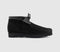 Mens Clarks Originals Invincible Wallabee Shoes Black UK Size 11