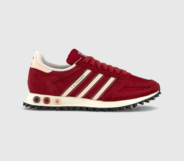 adidas LA Trainers OG Team Victory Red Blush Pink Shadow Red UK Size 4.5