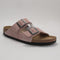 Womens BIRKENSTOCK Arizona Two Strap Sandals Pink Clay Suede UK Size 7.5 EU41