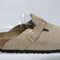 Womens BIRKENSTOCK Boston Clogs Sandcastle Suede UK Size 5.5 EU39