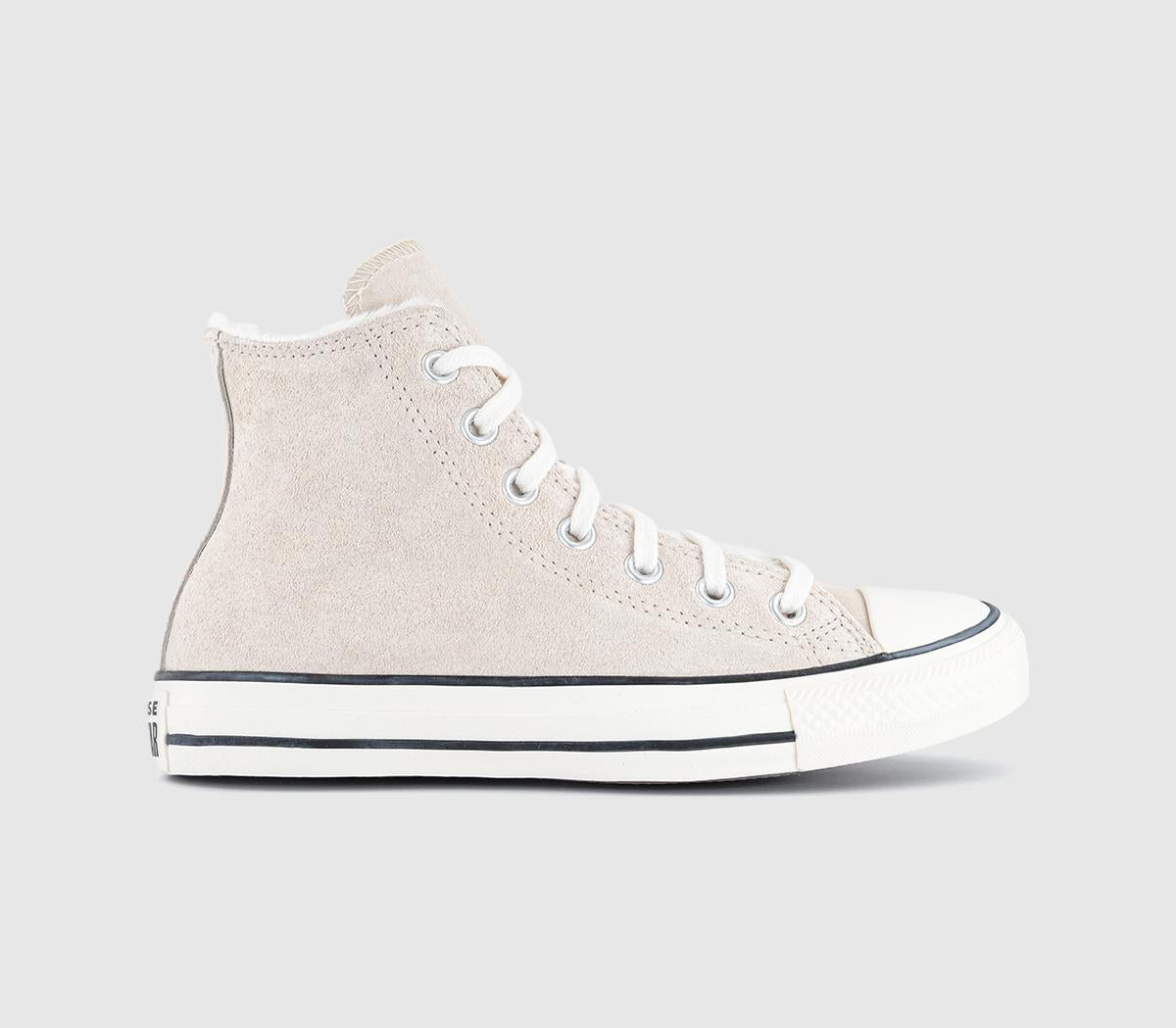 Converse All Star Hi Trainers Light Dune Egret Egret UK Size 7